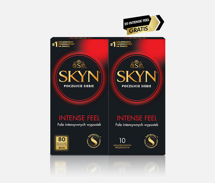 Zestaw SKYN® Intense Feel 80 szt. + 20 szt. GRATIS Zestaw SKYN® Intense Feel 80 szt. + 20 szt. GRATIS